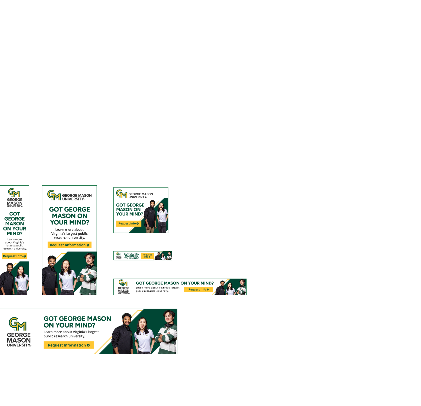George Mason University display retargeting ad
