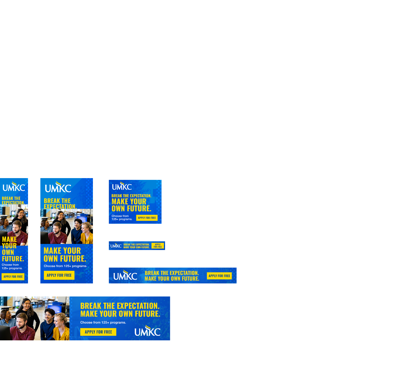 UMKC online display ad